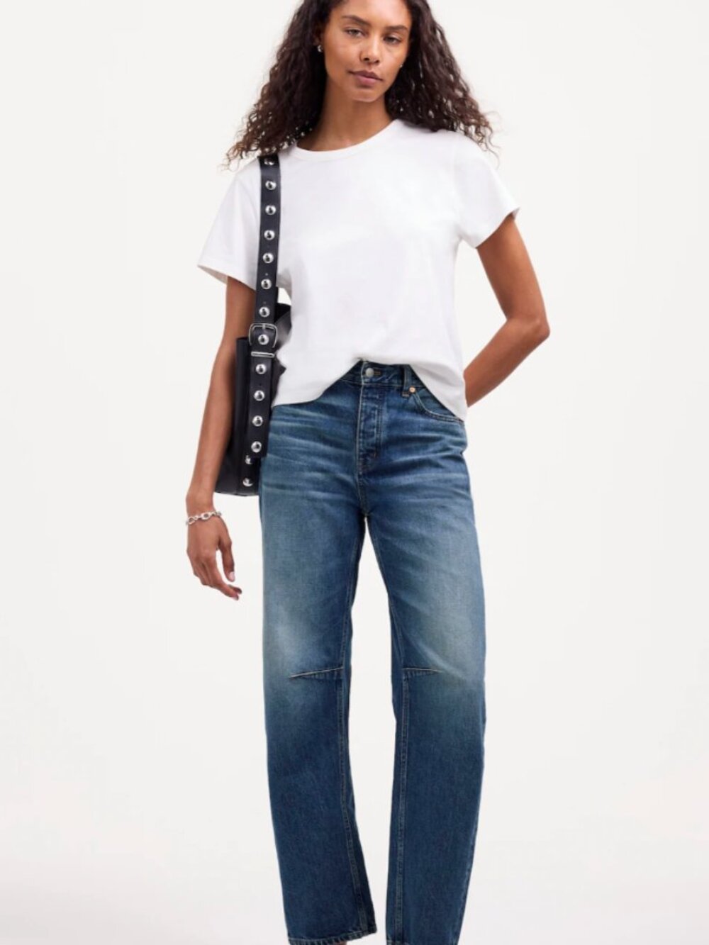 Madewell | Darted Barrel Leg Jeans